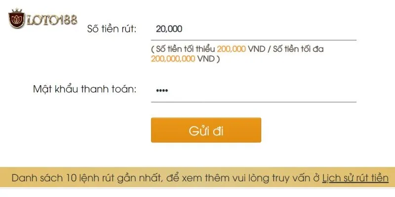 Xác nhận các thông tin đã chính xác một lần nữa